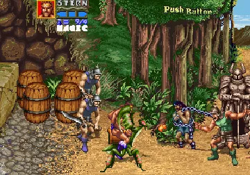 Golden Axe: The Revenge of Death Adder (US) screen shot game playing